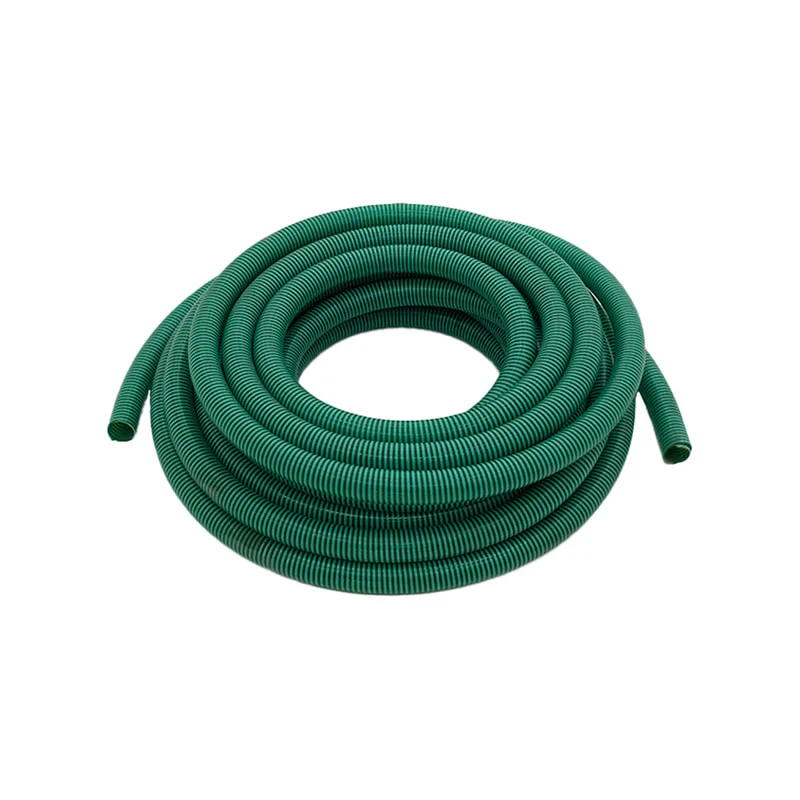 SS-FH-003-GRE Green PVC Flexible Waste  Hose 25M 