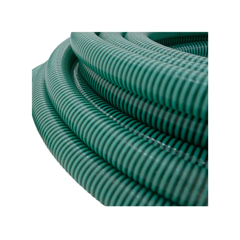 SS-FH-003-GRE Green PVC Flexible Waste  Hose 25M 