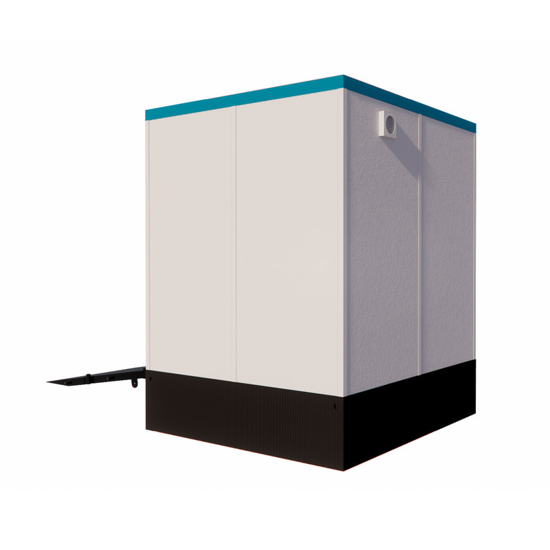 SS-PBC-AB-040-T01 40FT VIP Female & Male Ablution - Split Unit