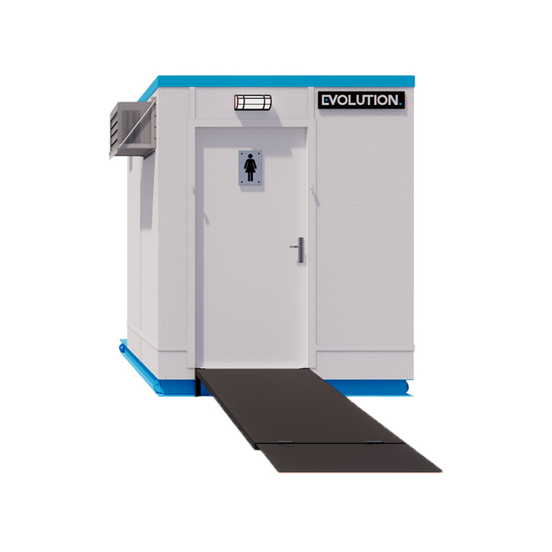 SS-PBC-AB-032-T01 32FT VIP 2-Door Male & Female Ablution