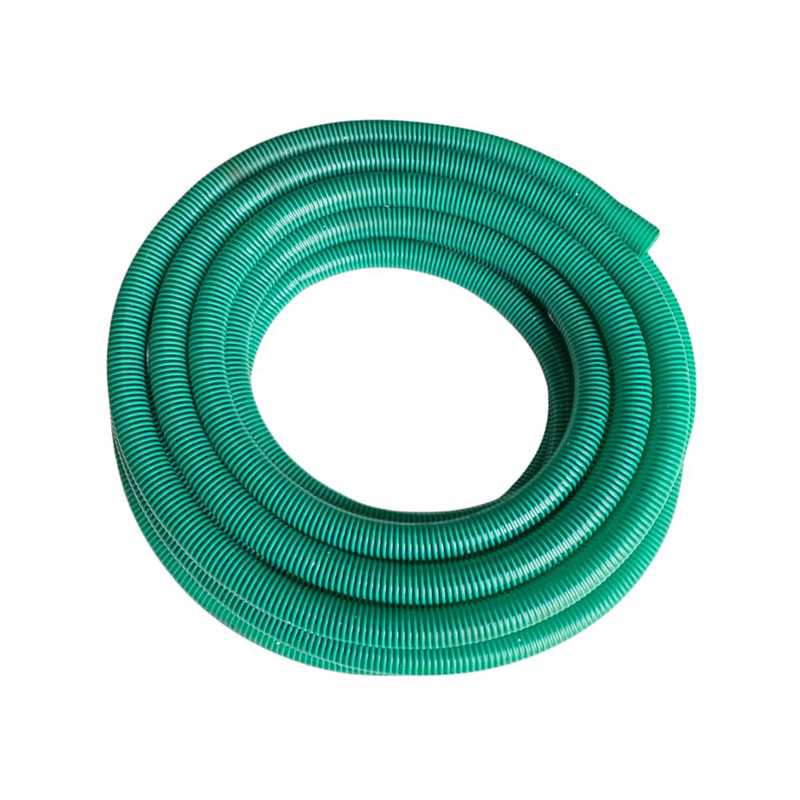 SS-FH-003-GRE Green PVC Flexible Waste  Hose 25M 