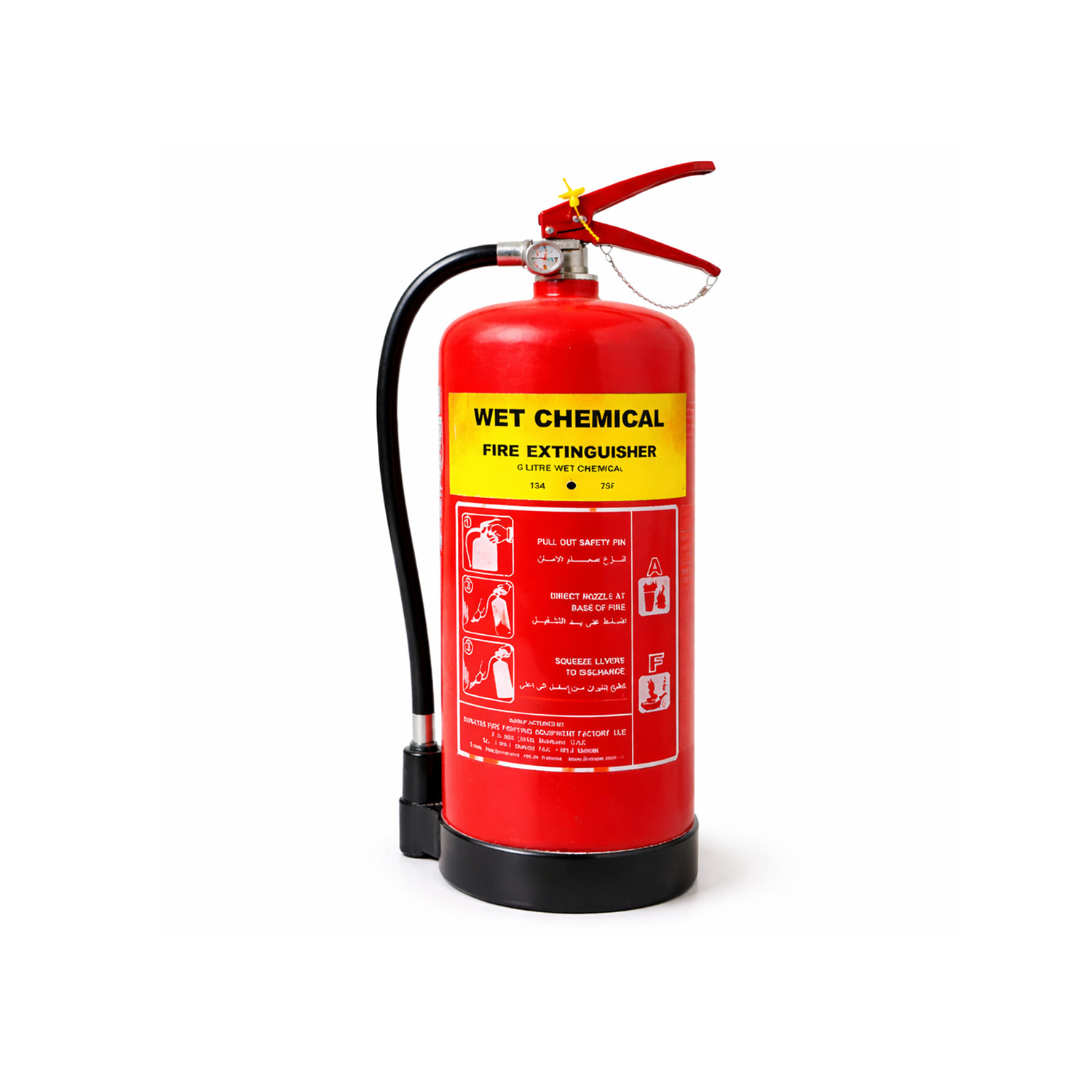 Fire Extinguisher - Wet Chemical - 6LTR (SS-HFXCHE-T01)